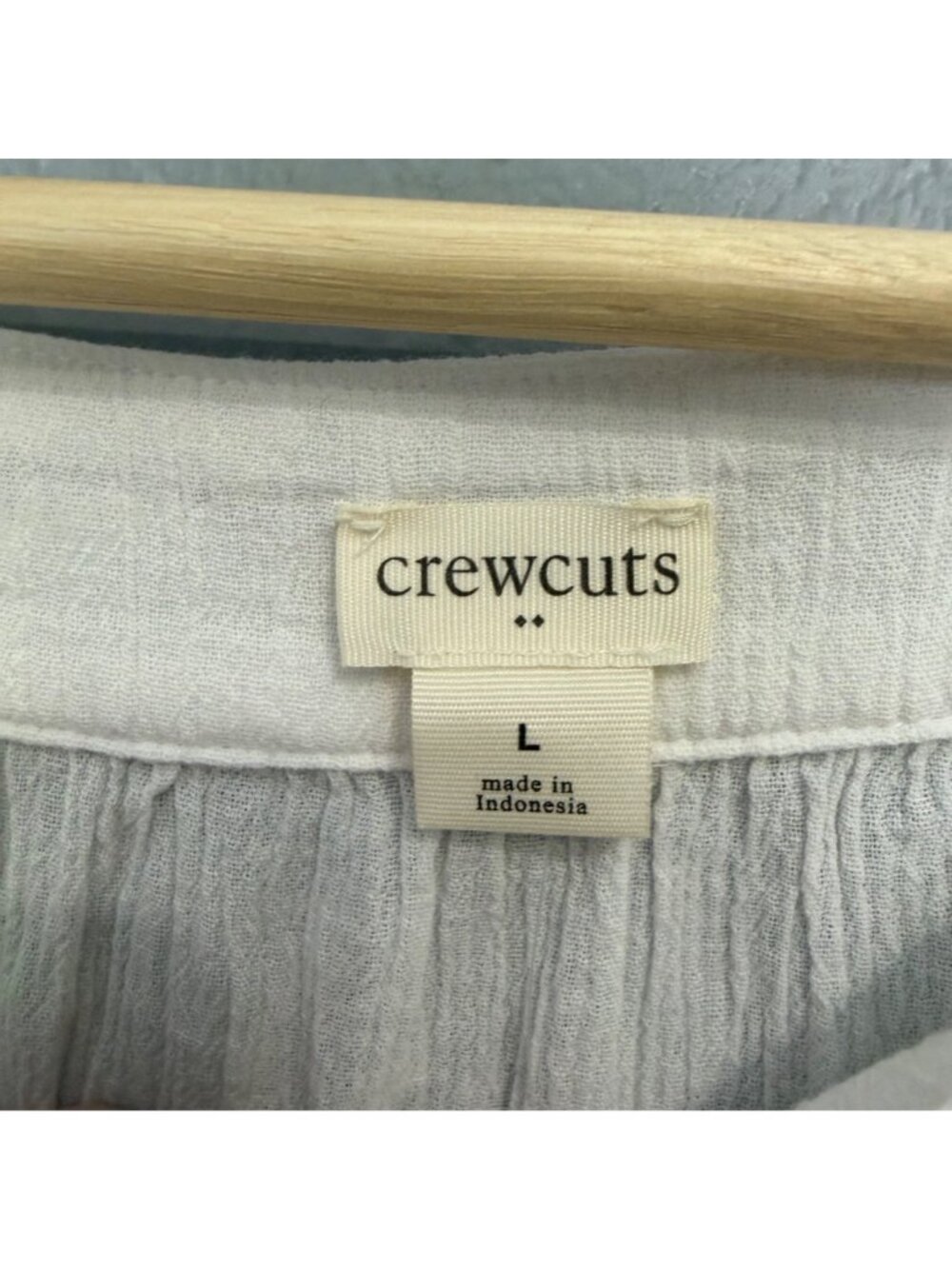 CREWCUTS girl's white gauzey dress size L - Picture 3 of 7